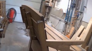 Садовые качели в виде перголы 2 часть Диван