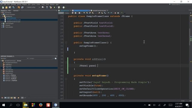 JAVA Swing Bangla Tutorial 6 - JPanel - বাংলা