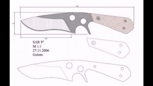 Чертежи для изготовления ножей