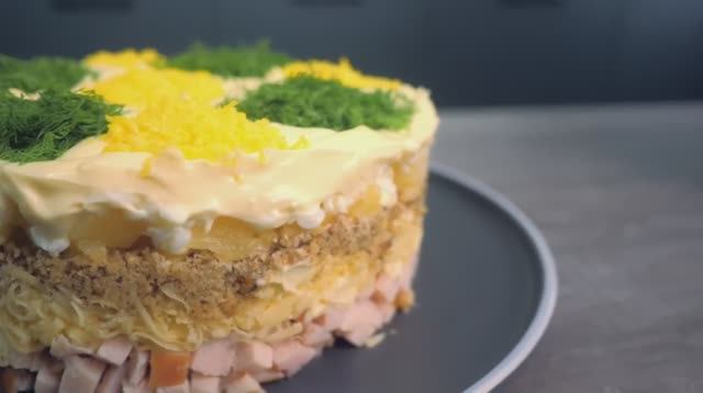 Вкусный и красивый Салат _БАРСКИЙ