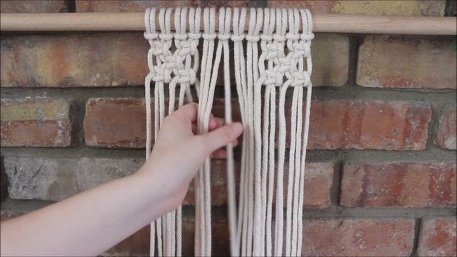 Macrame Tutorial: Geometric Checkerboard Pattern смотреть онлайн