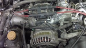 замена мотора ej20G на ej205 субару форестер