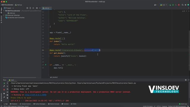 Learn Python - REST API in 3 minutes (Python Flask)