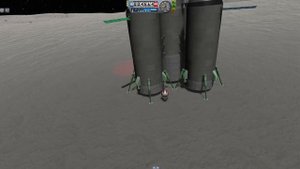 Построил свой ангар на Муне в Kerbal Space Program