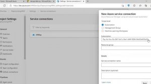 Azure Devops - How to create Service connection