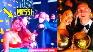 BRUTAL!  MESSI STOOD UP FOR HIS WIFE ON THE BALLON D'OR 2021 AWARD! THAT'S WHAT HAPPENED!