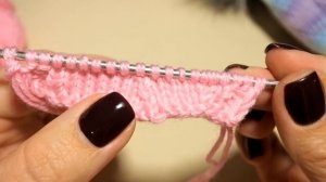 Узор для шапки | Ложная коса | Имитация косы