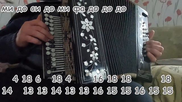 Видеоразбор ХАТА БАЦЬКОЎ на гармони.