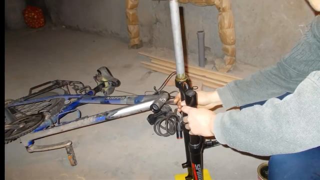 Замена передней вилки велосипеда, как снять Рулевая колонка 1 1 8'd 28 6 смотреть онлайн