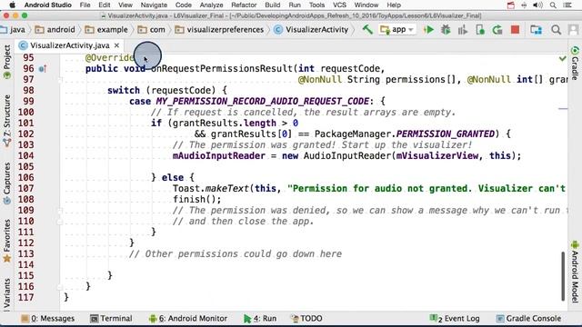 Android Tutorials by JavaCourseDrive - Visualizer Code | Shared Preferences