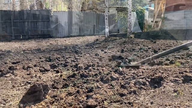 Выравнивание участка вручную