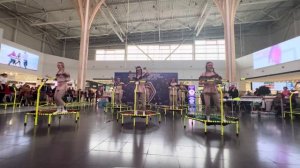 Джампинг фитнес - номинация ШОУ. Индейцы / Native American jumping fitness show