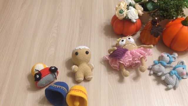 марафон #амигурумибум -12 готовых работ, вяжу новогодние игрушки, #готовыеработы, обзор котодомика