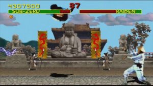 Mortal Kombat 1 Arcade Sub Zero Playthrough 1992