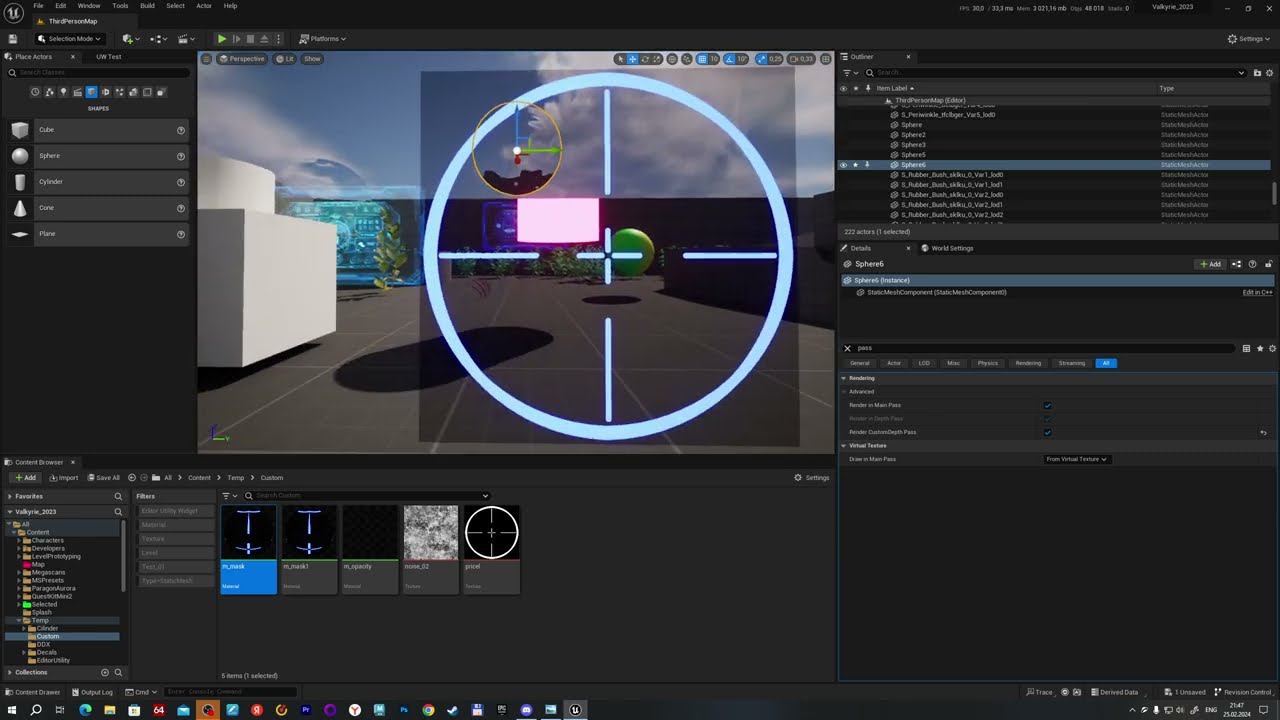 UE 5 условный тепловизор, исправление ошибки. смотреть онлайн