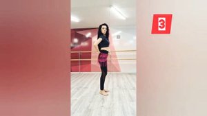 Движение "Объемная восьмёрка". Уроки восточного танца с Еленой Сазоновой. Танец живота обучение.