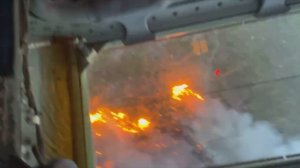 Тушение пожара в Мордовии самолетом Ил-76 Минобороны