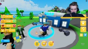 Я БЫЛ МАЛЫШКОЙ! ТЕПЕРЬ Я КРУШУ ГОРОДА! МОЙ ВЕС 999.999.999 КГ! САМЫЙ ДИКИЙ СИМУЛЯТОР СИЛЫ В ROBLOX