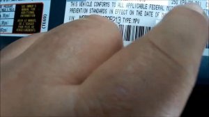 Mazda CX9 Paint Code Location  All Years