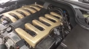 Работа двигателя Мерседес w140 6.0 M120