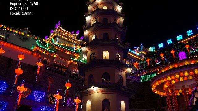 Sony NEX-5N with SEL1855 night photo examples at Kek Lok Si/極樂寺 (2023) смотреть онлайн