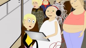 Бабки В Автобусе - В Гостях У Бабули 11