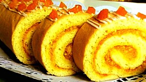 Рулет с лимоном