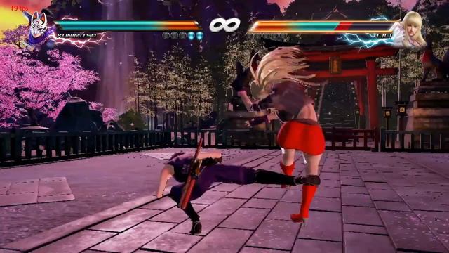 Tekken 7 Kunimitsu (ayane Mod) VS Lili (blaze Fielding Mod) vermilion gates Stage