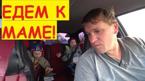 Внуки соскучились по бабушке / Поездка в Ставропольский край / Семья в деревне