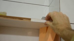 Полочки из плитки в ванную , технология в нишу