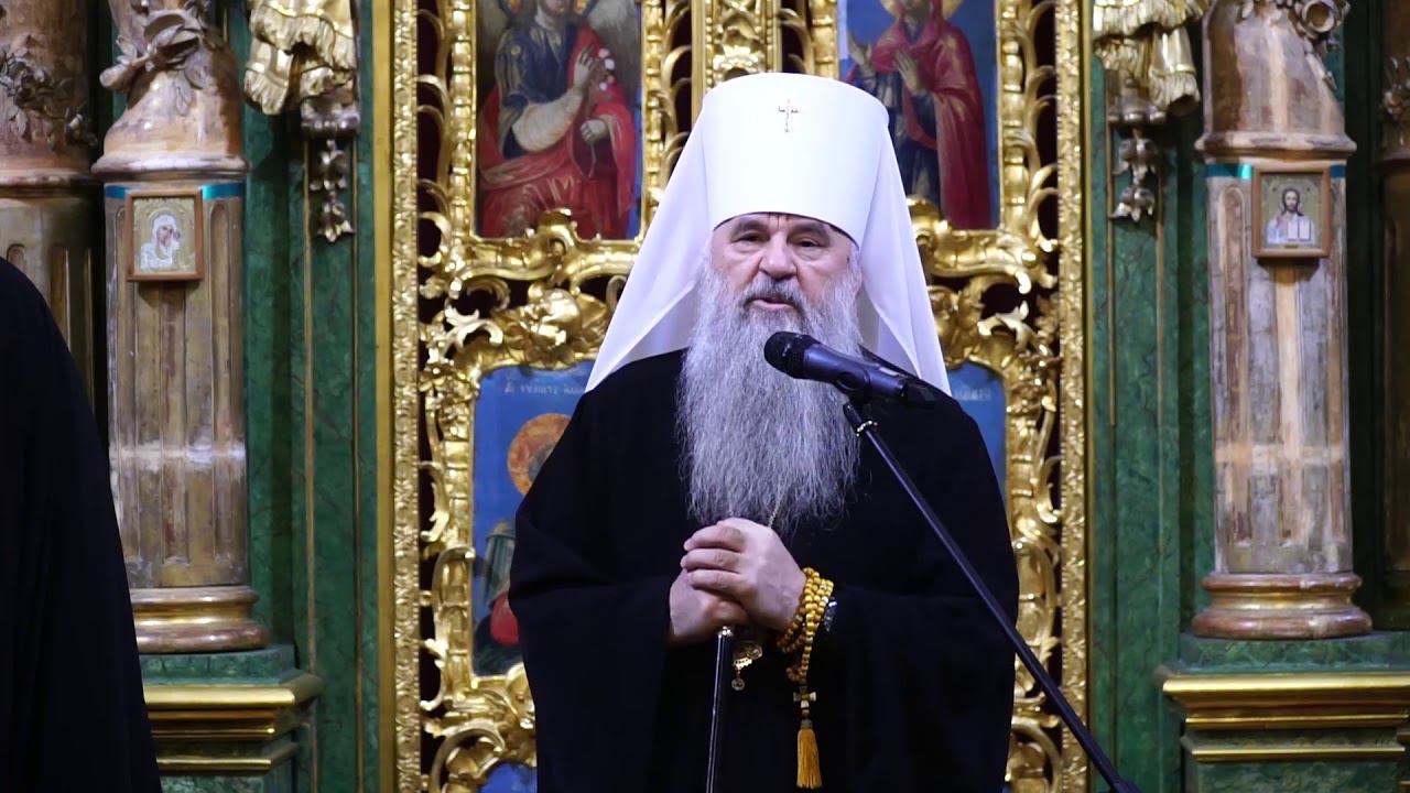 Митрополит Варсонофий совершил Всенощное бдение в Сампсониевском соборе