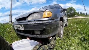 ВАЗ-2114: часть № 5 - стяжка БАМПЕРА пластиковыми ХОМУТАМИ (ремонт своими руками)