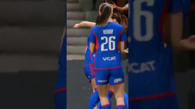 Golaço de Le Sommer no EA FC 24 (Jogo completo no canal) #4k #eafc24 #futebolfeminino #lyon