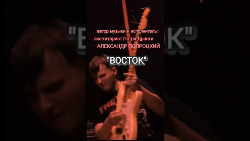 Восток.Автор музыки и исполнитель Александр Попроцкий(экс-гитарист Петра Дранги)