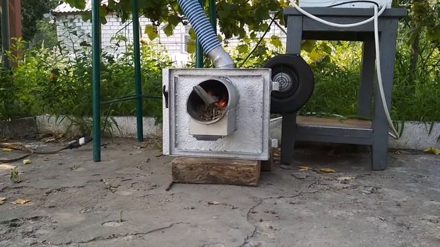 Самодельная пеллетная горелка: моя версия 3 смотреть онлайн