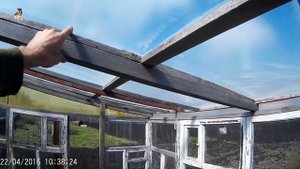 Бюджетная теплица из оконных рам.