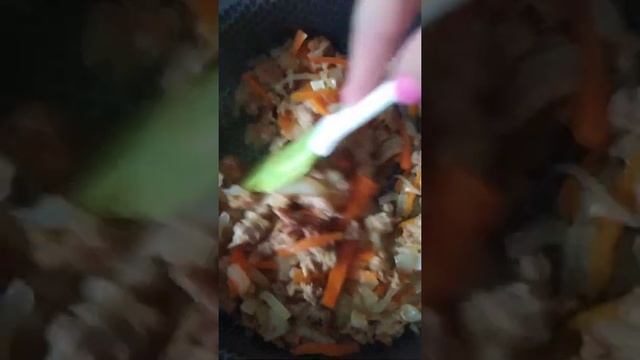 ФУНЧОЗА С ФАРШЕМ  И ОВОЩАМИ/ БЫСТРОЕ И СЫТНОЕ БЛЮДО