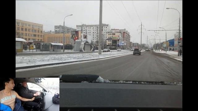 Вождение. Дорога до МедКолледжа.Астрахань.