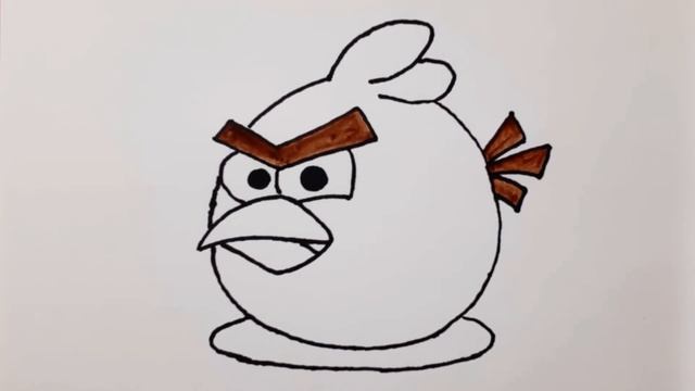 How to draw Angry birds, Как нарисовать Энгри поэтапно,Рисунки для раскраски, рисования. смотреть онлайн