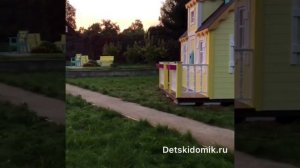 Изготавливаем детские игровые домики из дерева, детские площадки. Доставка по всей России.