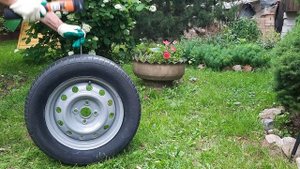 Герметик LongWay в действии. Герметик для шин низкого и высокого давления