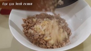 Жареные пирожки с мясом и рисом