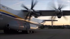 Запуск двигателей Ан 22А