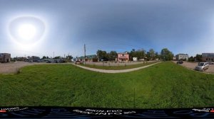 Бикин. Центральная часть города. Рядом ТЦ "Жемчужина", рынок и Кинотеатр "Октябрь" 2022 г. (VR 360)