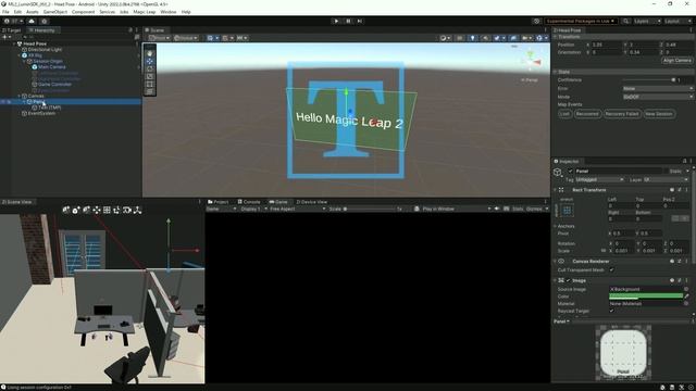 How to make Magic Leap 2's Unity Canvas follow Head Pose. смотреть онлайн