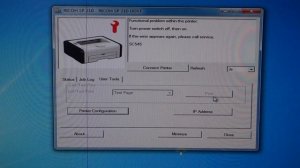 How To Repair Ricoh SP210 Printer red light error