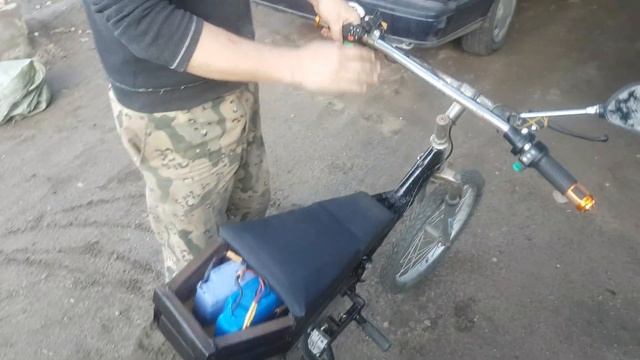 #Электробайк #из #гироскутера
