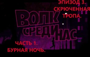 The Wolf Among Us. Волк среди нас. Эпизод 3- Скрюченная тропа. Часть 1.Бурная ночь . Игрофильм.