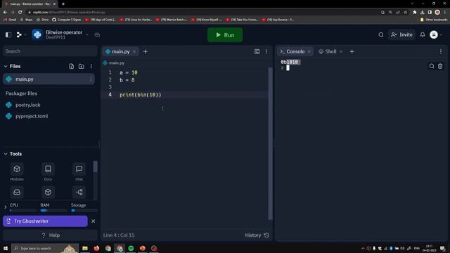 Bitwise operators in python Hindi смотреть онлайн
