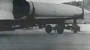 запуск немецкой ракеты Фау 2 в космос